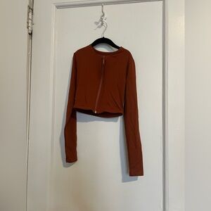 Bondi Born zip up workout top